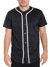 Men Solid Baseball T-Shirt Jersey | Zarnesh